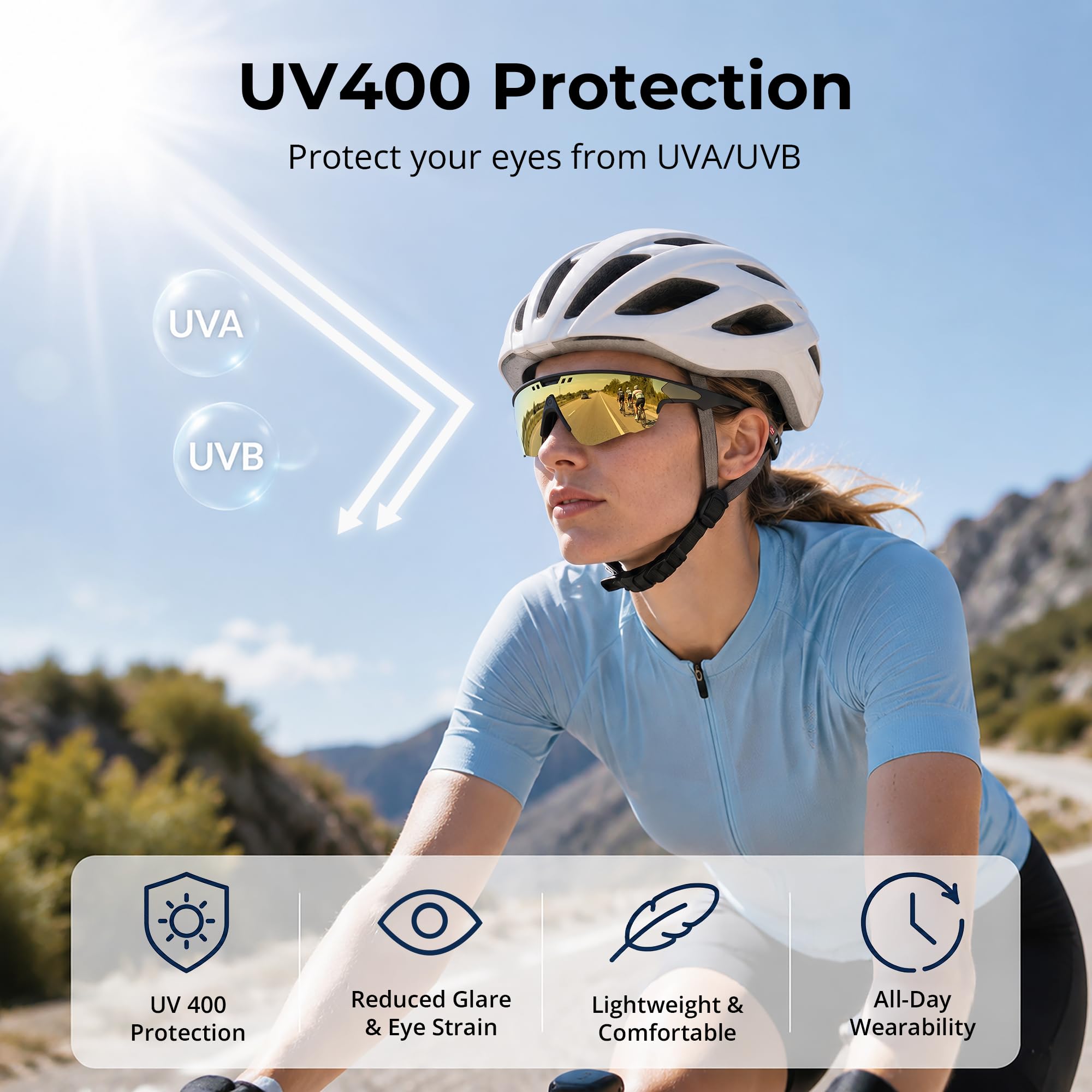 HiBloks - Lente de repuesto polarizada UV400 para gafas Oakley Meta Vanguard