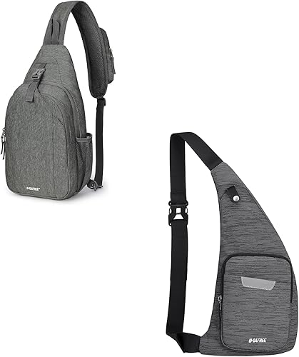 G4Free Sling Bag RFID Bloqueo Sling Mochila+Bolso bandolera ligero
