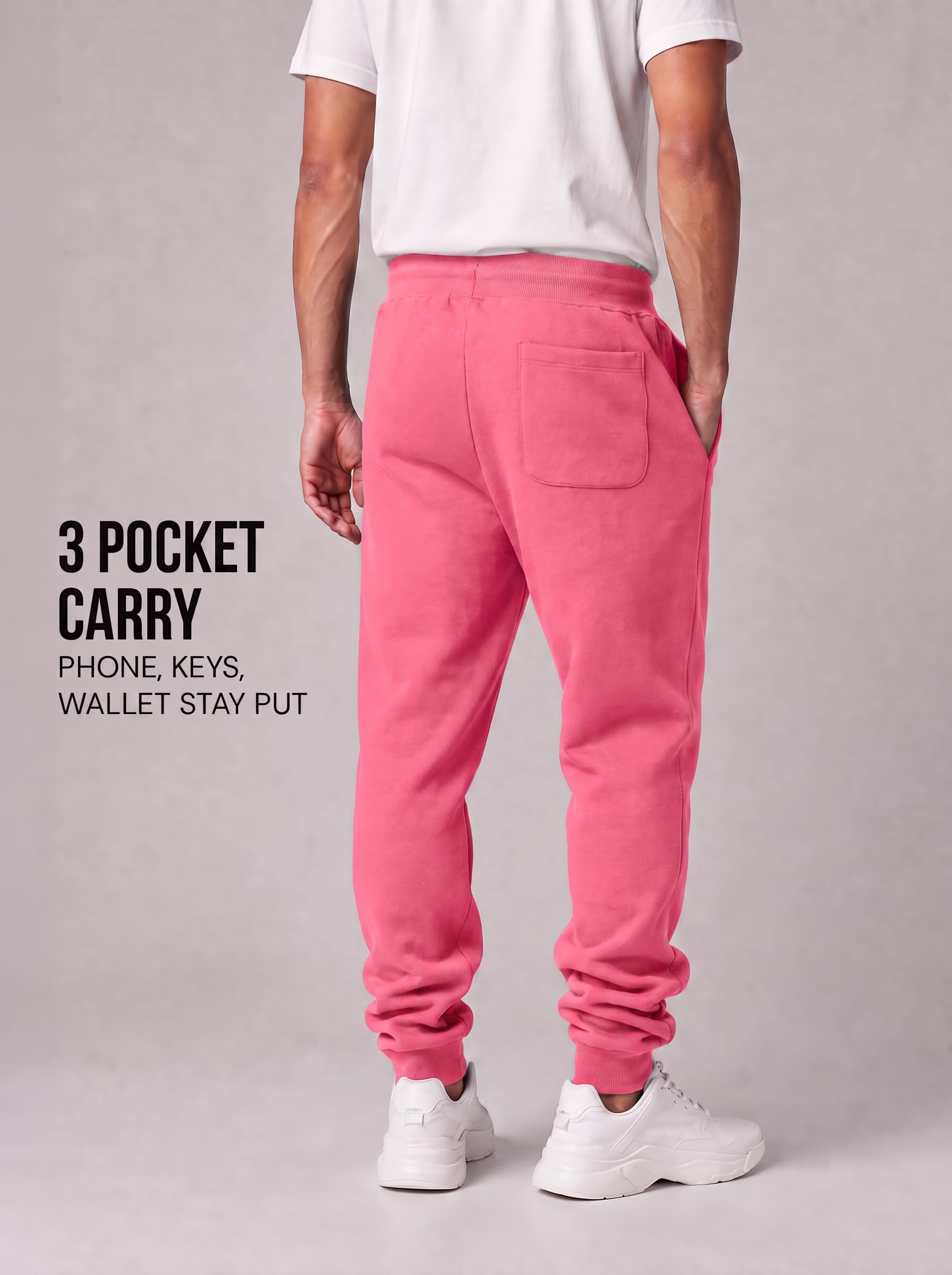 Southpole Basic Active Fleece Jogger Spodnie - Regularne I Duże I Wysokie Rozmiary - Spodnie dresowe Mężczyźni