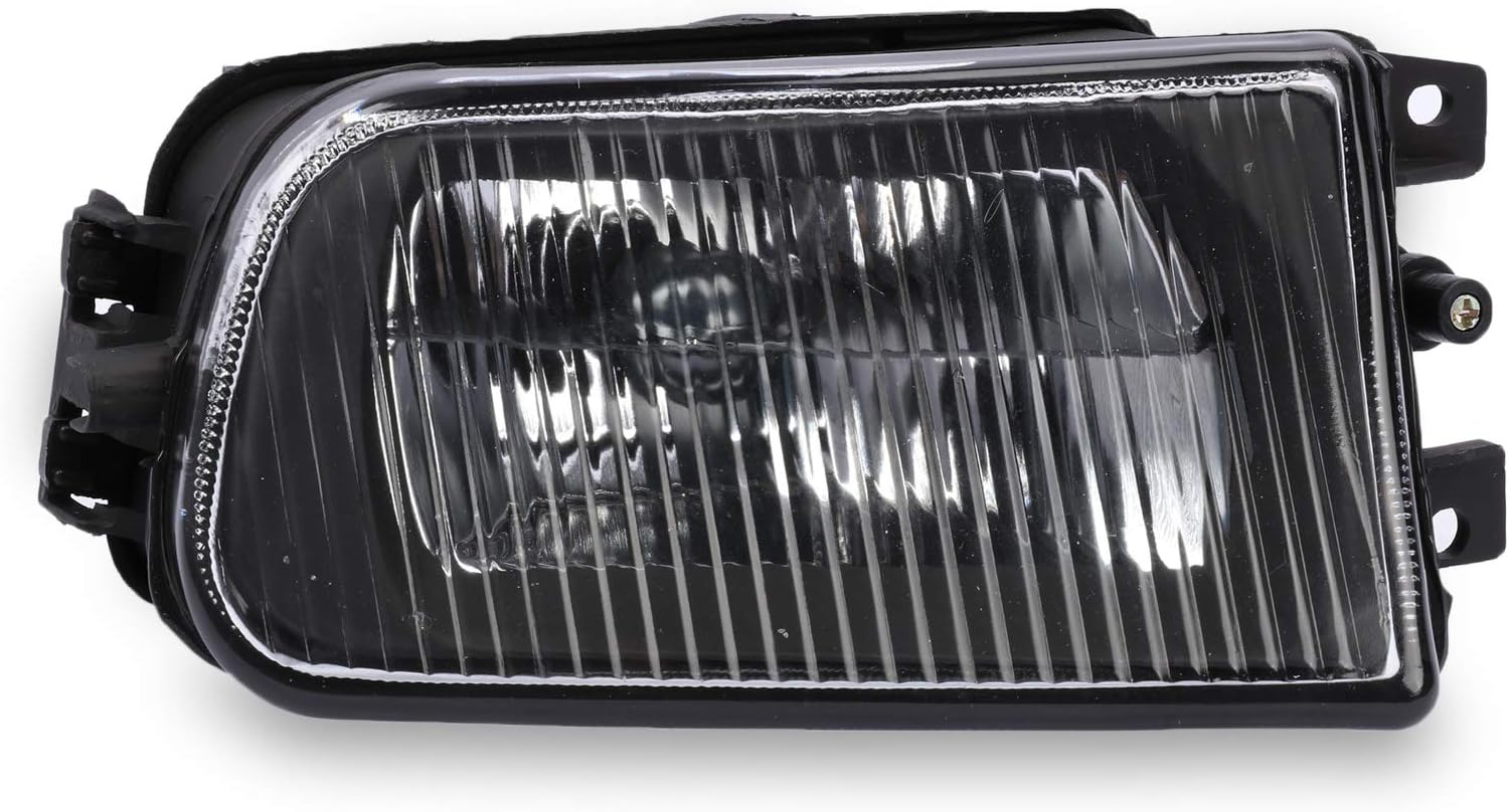 PENSUN Fog Lights Black Housing Fit for 1997-2000 BMW E39 5 Series 528i 540i / 1999-2002 BWM Z3, Front Bumper Fog Lamp Assembly, Left Driver Side