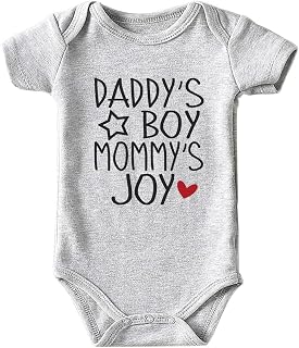 Daddy'S Boy Mommy'S Joy Daddys Boy Baby Clothes Mamas Boy Infant Boys Clothes Baby Boy'S Clothing