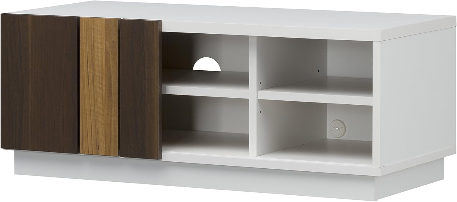 Shirai Sangyo TL1-3590SDWH TV Stand, AV Board, 32 V Shape, White, Width 35.4 x Height 13.8 x Depth 15.6 inches (90 x 35 x 39.6 cm)