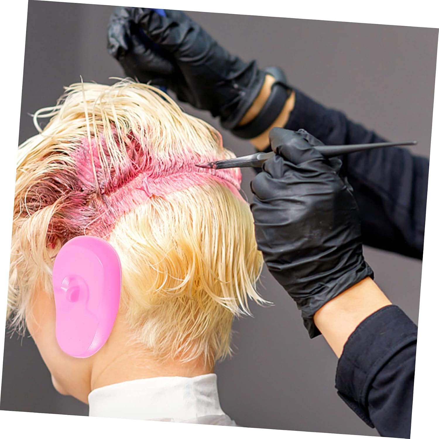 4pcs Silicone Earmuffs for Hair Dyeing Ear Covers for Swimming Boys and Girls Adults Styling Accessories
