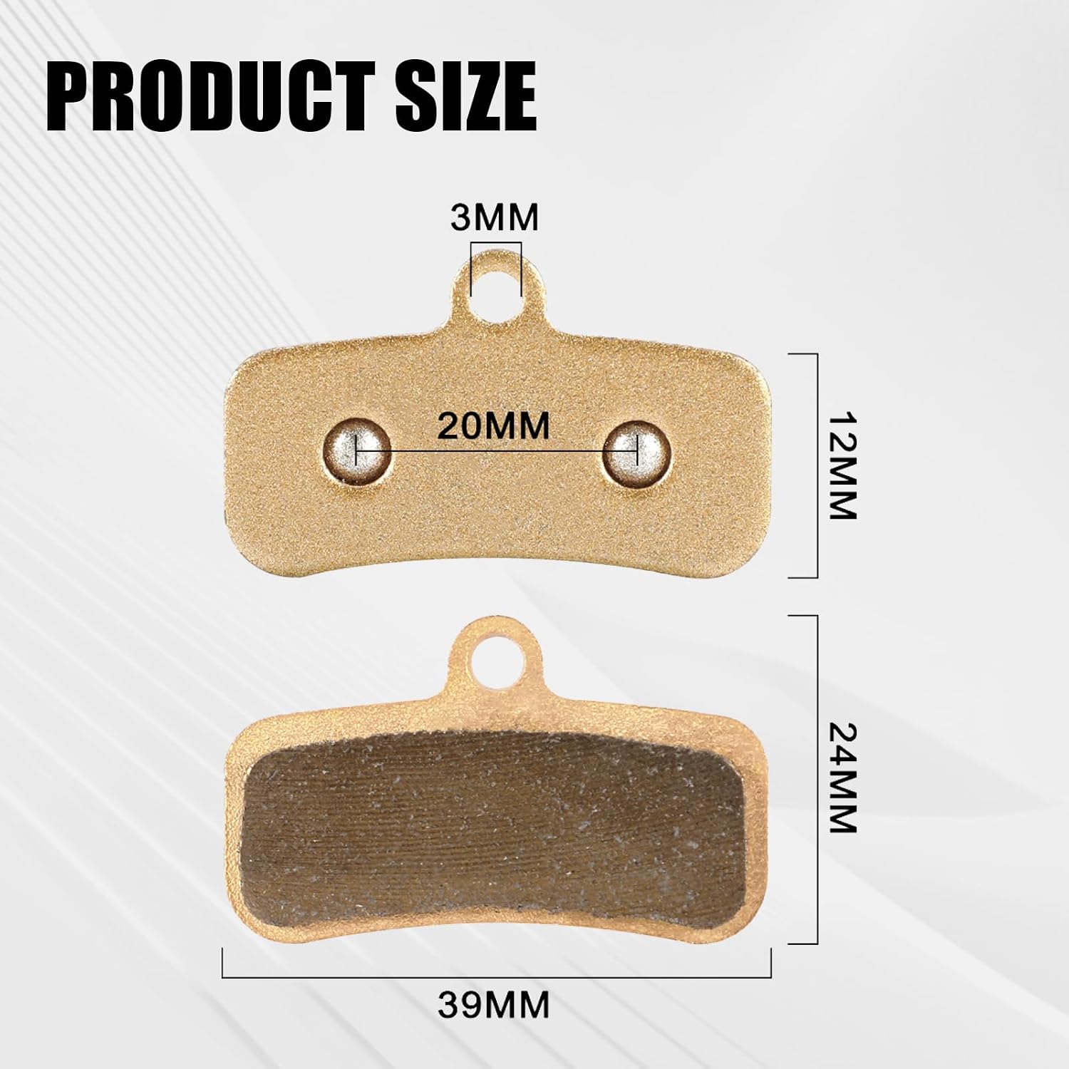 E Bike Front Rear Brake Pads,Disc Break Pads for Surron Light Bee X S/Talaria Sting MX3 R MX4/Super 73-R Adventure Series/Rawrr Mantis X Mini R/X160/X260