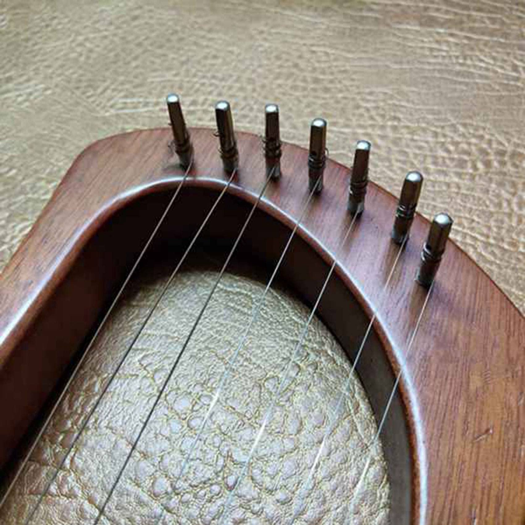 VENEKA 100 Pezzi Chiodi per Sintonizzazione E 100 Pezzi Rivetti, con Chiave per Accordatura Un Forma di L, per Strumento Un Corde Musicale Arpa Piccola Arpa Lira
