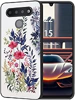 Vista 23 de Funda protectora duradera para LG Stylo 6 para LG Stylo 6 2020 6.8 pulgadas, diseño de hojas de aguacate