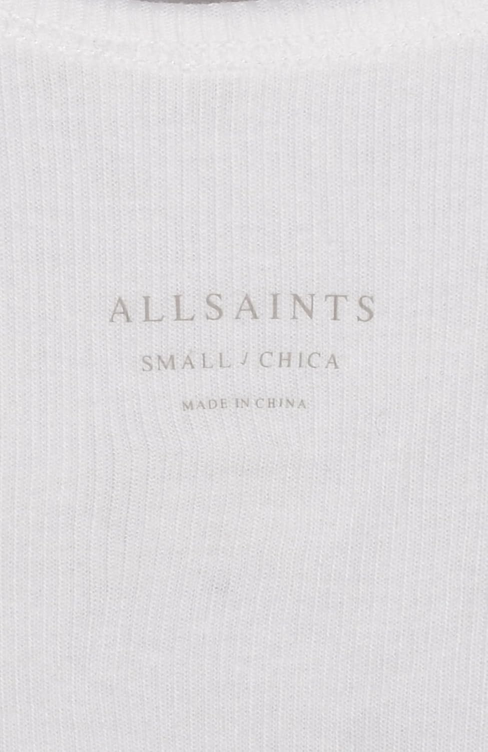 Allsaints 2pk Organic Cotton Ribbed Tank