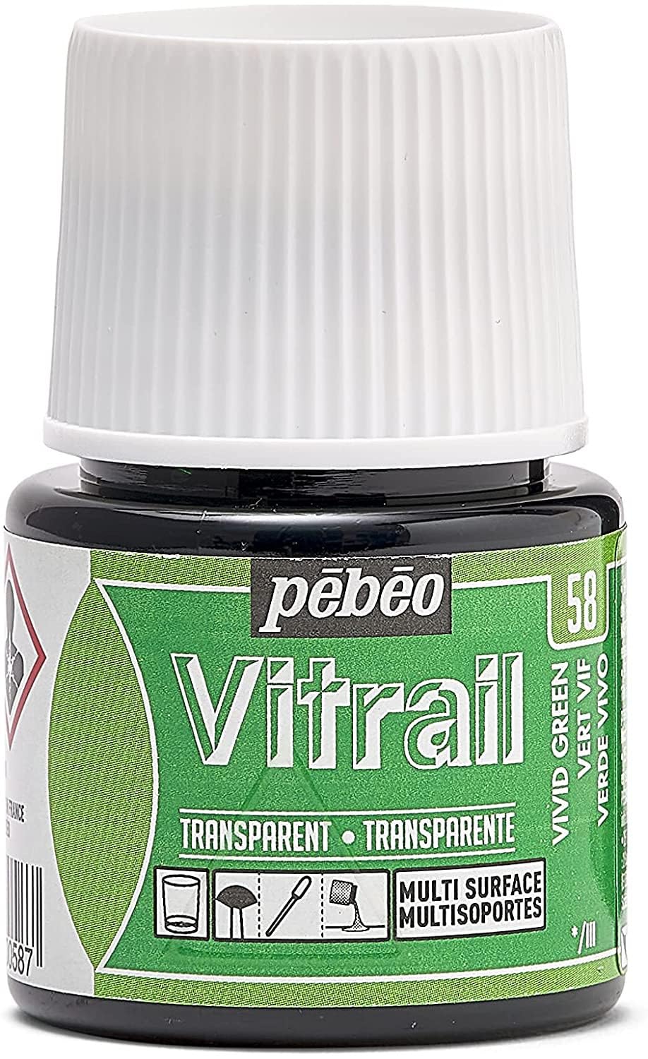 Pebeo VITRAIL 45 ML Vivid Green, 45ML