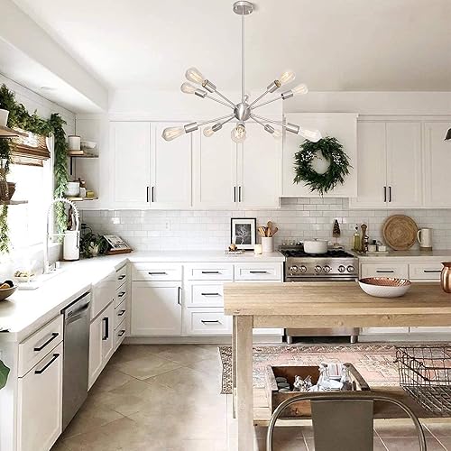 Miniatura 7 de Lámpara de techo Sputnik, candelabro, lámpara para cocina, comedor, dormitorio, sala de estar, comedor