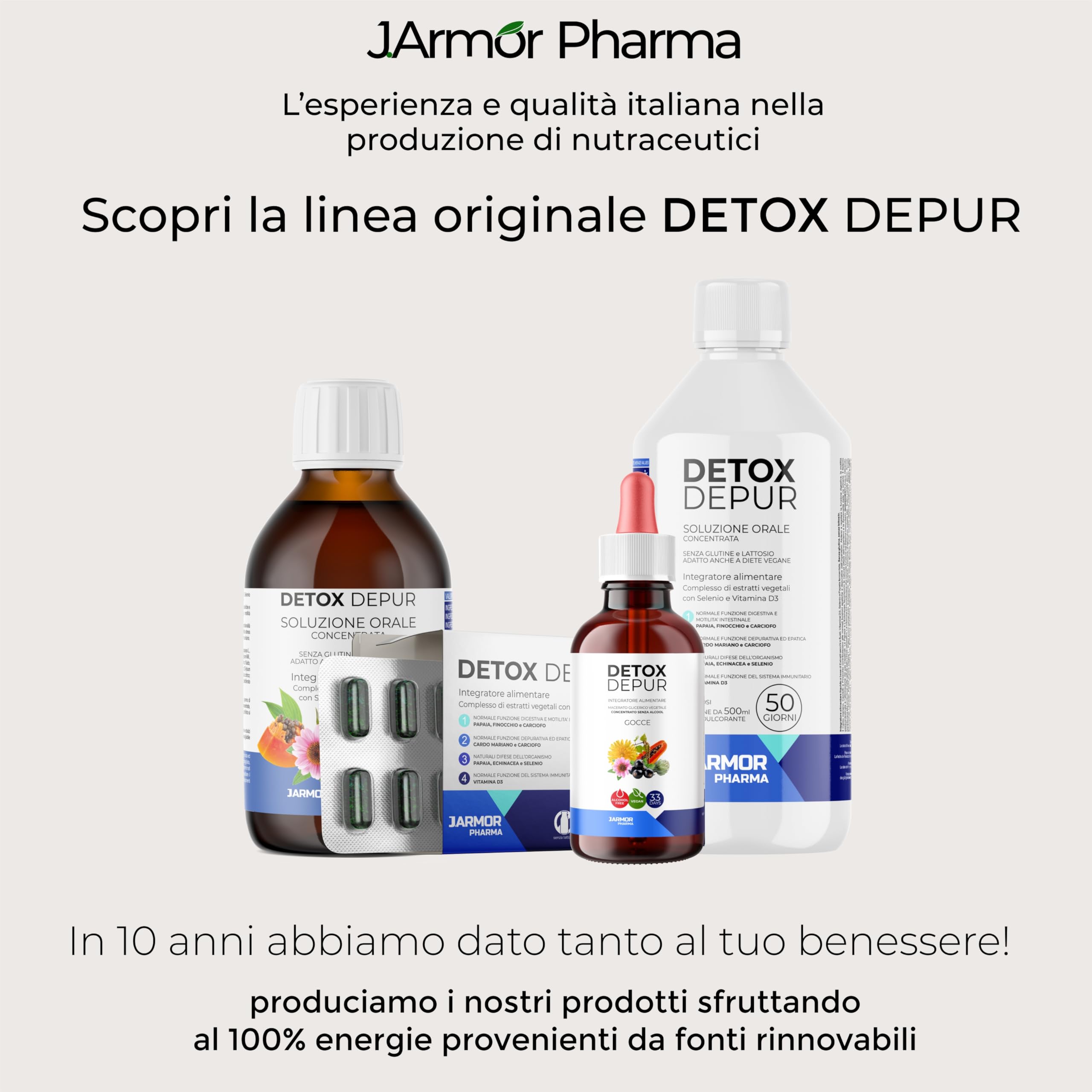 Detox Fegato e Intestino Depur Liquido 200 ml Drenante Naturale con Cardo Mariano Carciofo Finocchio Echinacea Papaia Selenio Vitamina D3 per Pancia Sgonfia Made in Italy