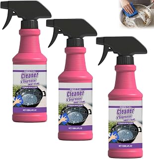 Heavy Duty All Purpose Cleaner Degreaser, Heavy-Duty Grill Degreaser Spray, Cleaner and Degreaser Smoky Stains BBQ Grill All Purpose Heavy Duty (3PCS)