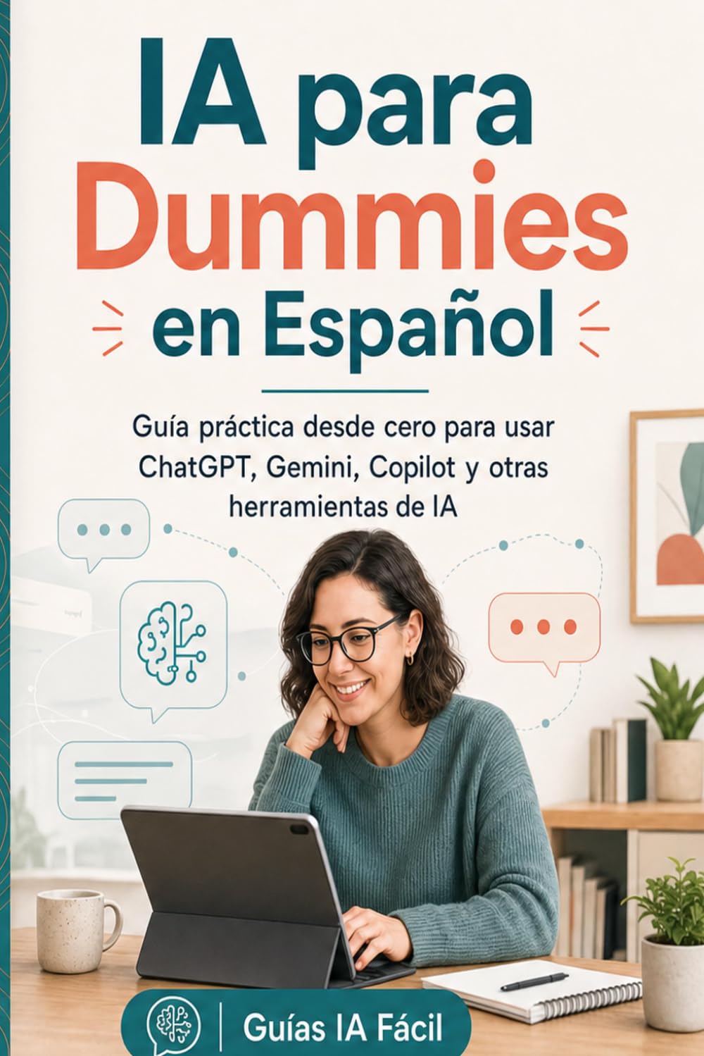 IA para Dummies en Español: Guía práctica desde cero para usar ChatGPT, Gemini, Copilot y otras herramientas de IA en tu vida diaria, trabajo y estudios