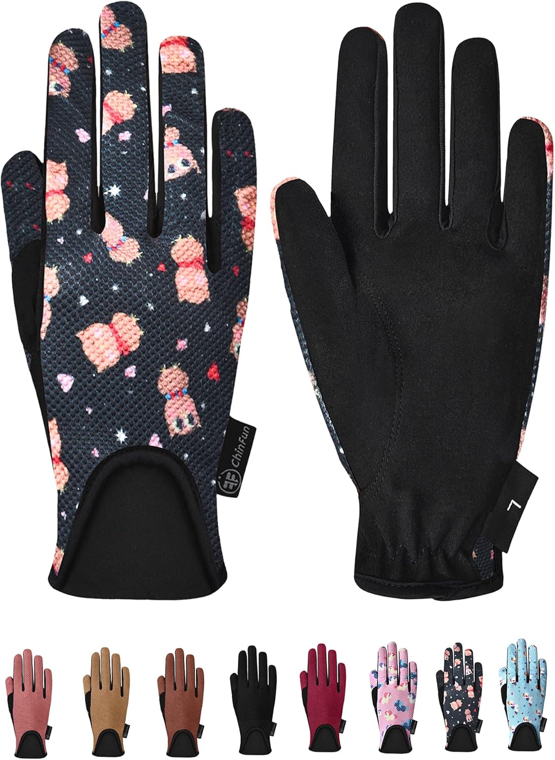 ChinFun Kids Horse Riding Gloves Equestrian Horseback