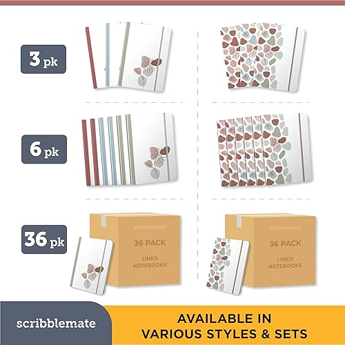 Miniatura 6 de Cuaderno rayado, cuaderno rayado A5 para mujeres y hombres, 160 páginas, cuadernos medianos de 5.75 x 8.25 pulgadas, papel premium de 100 GSM,