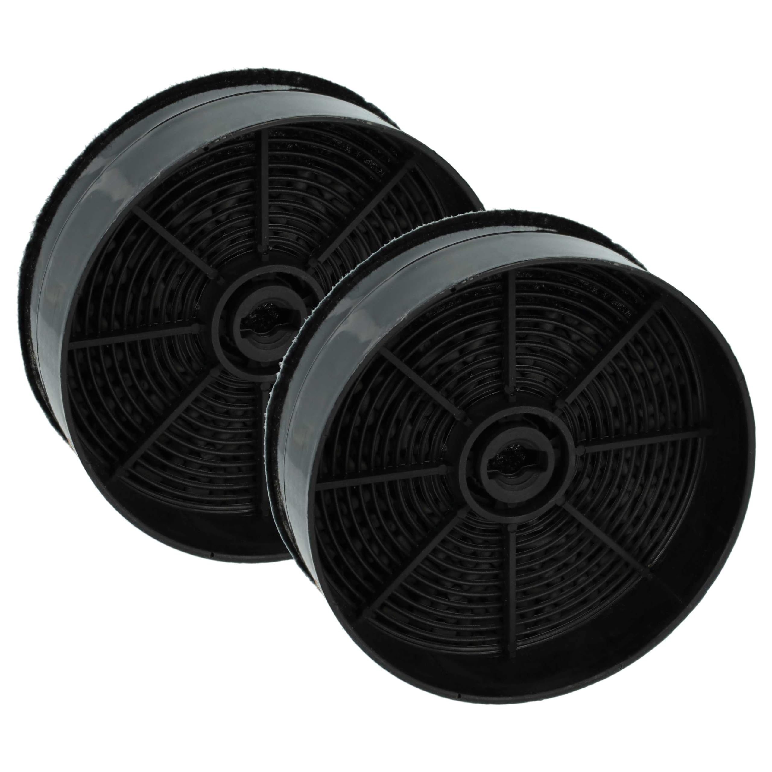 vhbw 2x Aktivkohlefilter kompatibel mit Miele DA 3566, DA 3590-90, DA 3568, DA 3590, DA 3560-60 Dunstabzugshaube - 23,7 x 14,6 x 1,9 cm