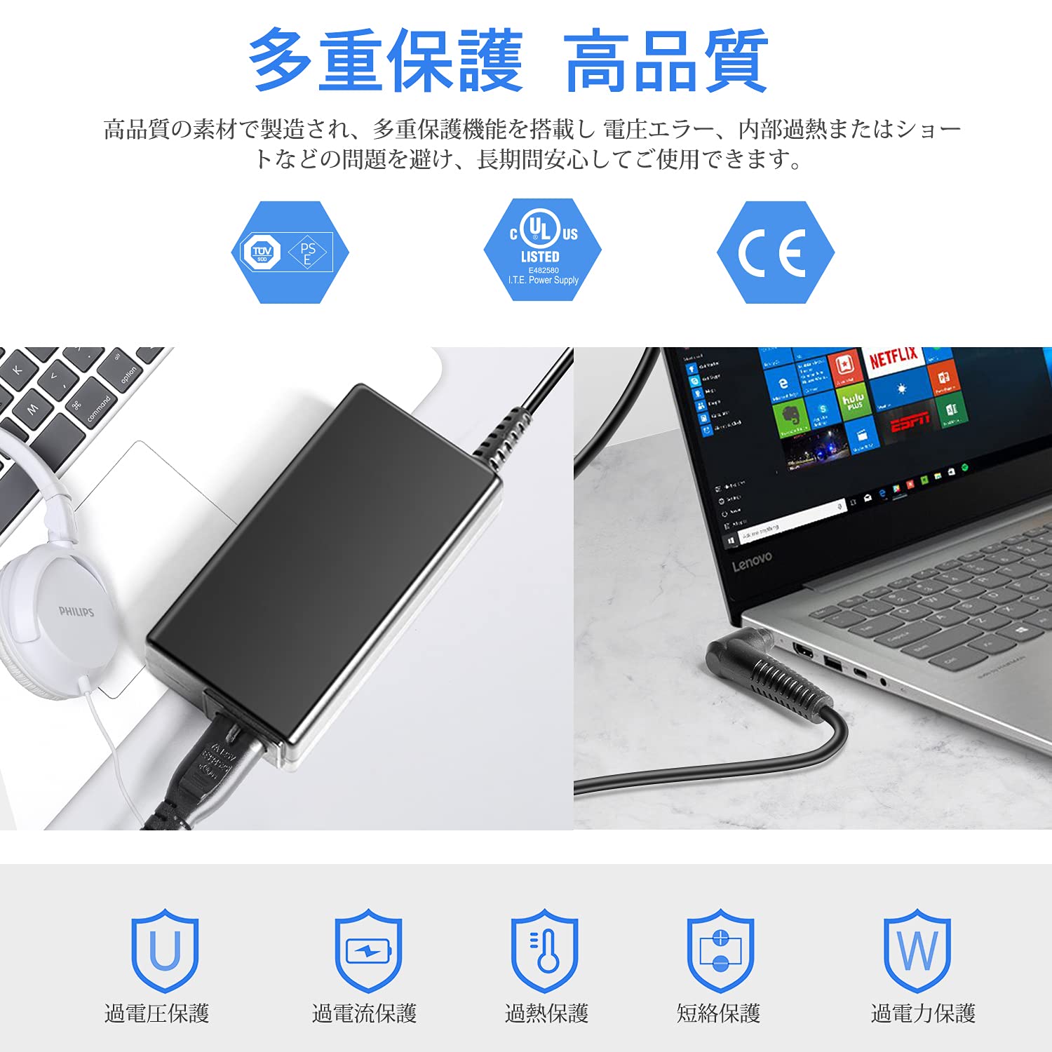 Amazon.co.jp: KFD 【PSE認証付/交換用ACアダプター】Lenovo レノボ 