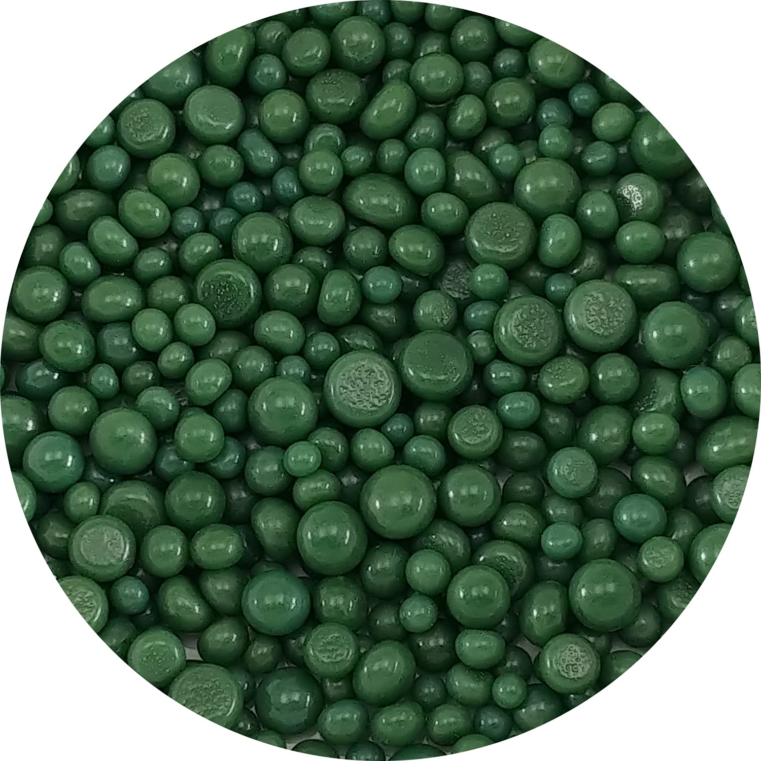 Dark Forest Green Frit Balls FB0141 COE 90 Glacial Art Glass-image-25