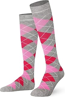 Mysocks Unisex Knee High Long Socks Argyle