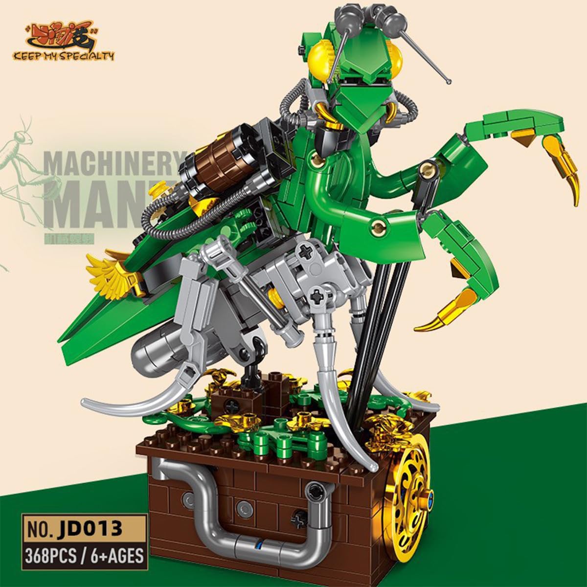 Doyomtoy Giocattoli di costruzione meccanica, kit di costruzione di insetti, giocattoli di attività manuale, adulti e bambini, regali, ornamenti decorativi, oggetti da collezione...