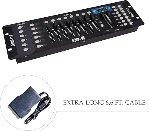 Miniatura 7 de CO-Z Luces LED de escenario DMX 8 piezas de 18 x 3 W RGB par de luces con control remoto activado por sonido iluminación de efecto de escenario para