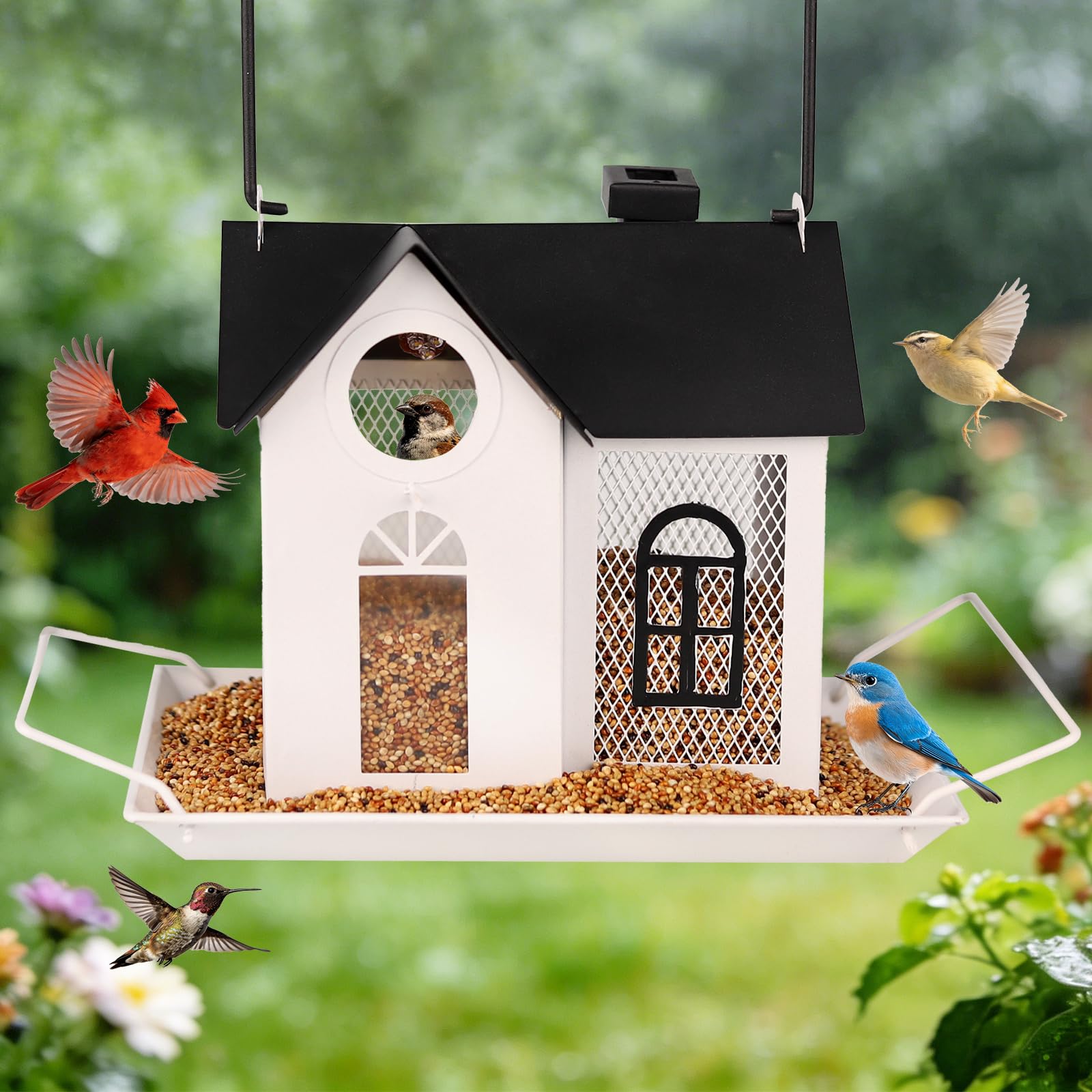 MINWOLF Solar House Feeder