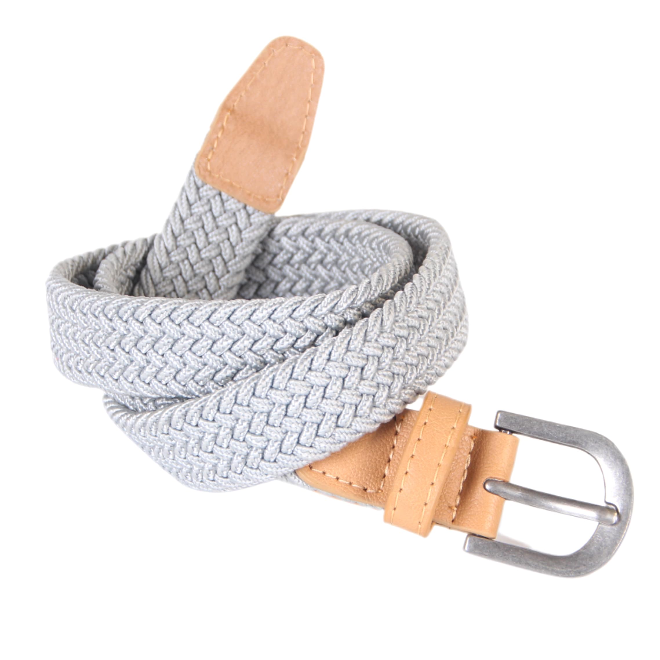 Braided Stretch Cord Belt for Boys &amp; Girls | Elastic Woven Belt for Children | Adjustable Fit, Multiple Color