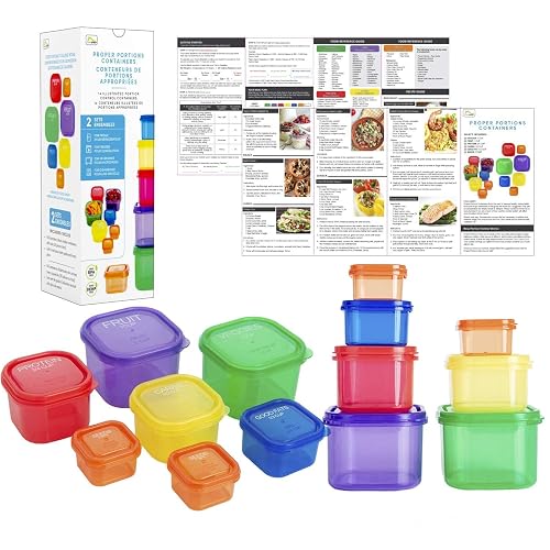 Proper Portions 21-Day Portion Control Containers 2 Sets