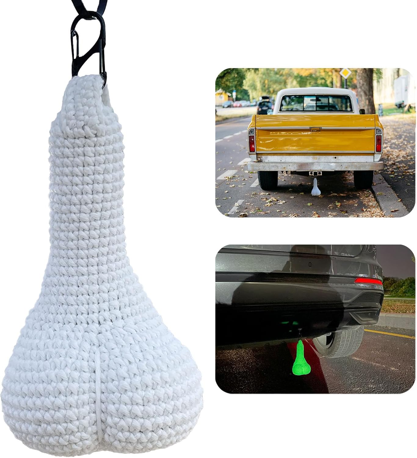 HoHpHq Luminous Truck Nuts 6.7?????? Bull Balls for Real Truck