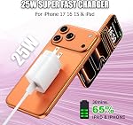 USB C Charger for iPhone 15 16 17 Charging 10FT, 25W Apple USB C Fast Charger Block Adapter and Type C to C Cable Cord for iPhone 16 15 Pro Max/16 15Pro/16 15 Plus/iPad Pro/Air/Mini
