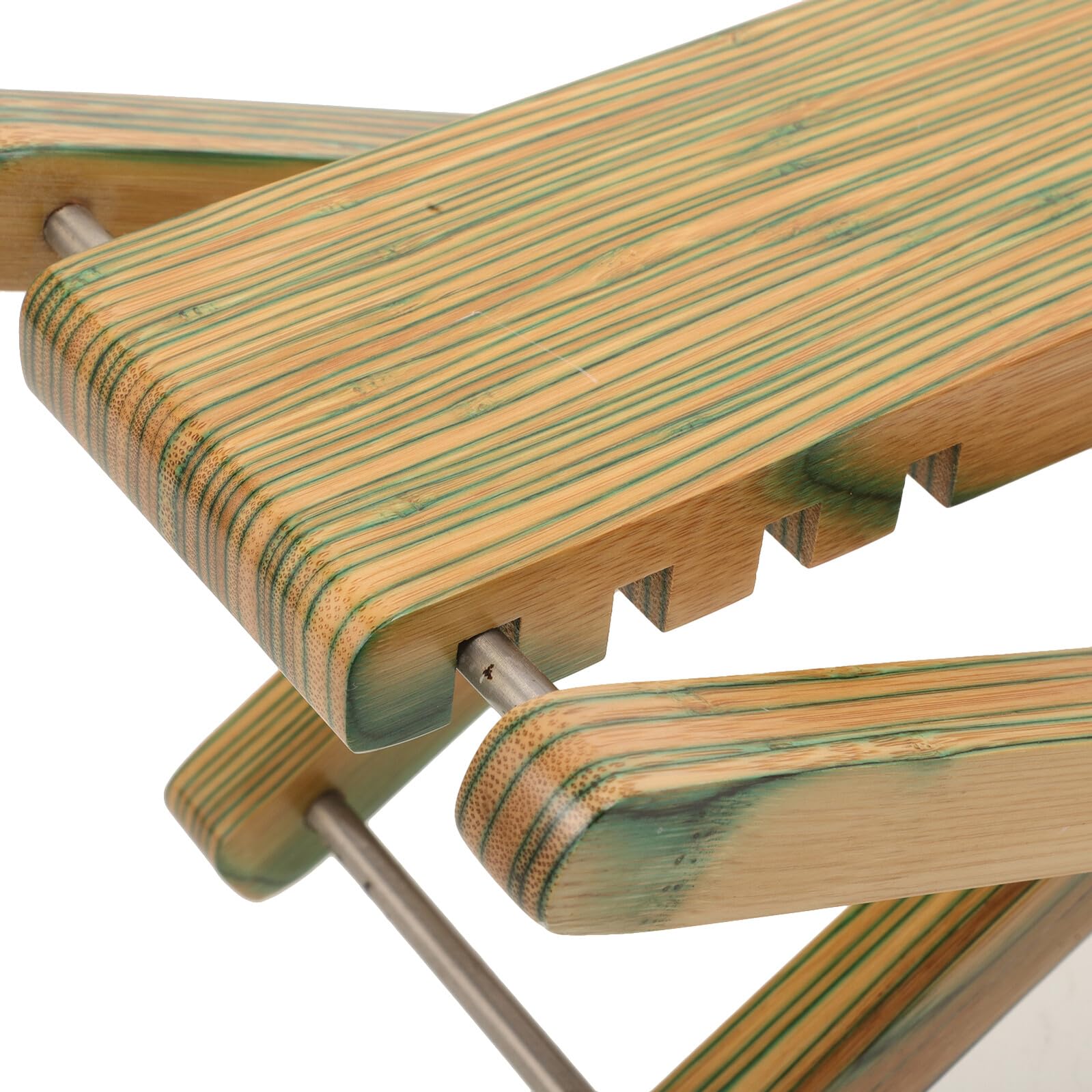 HANABASS Poggiapiedi per Chitarra Pieghevole in Legno, Altezza Regolabile | Verde, per Chitarra ed Erhu, Facile da Trasportare e Riporre, Accessorio per Musicisti