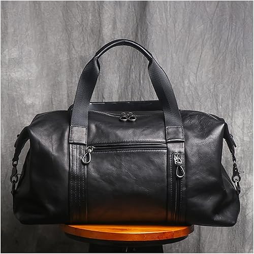 Ztimi Handbag Men's Large Capacity Travel Bag Shoulder Messenger Bag Lightweight Business Travel Luggage Bag
