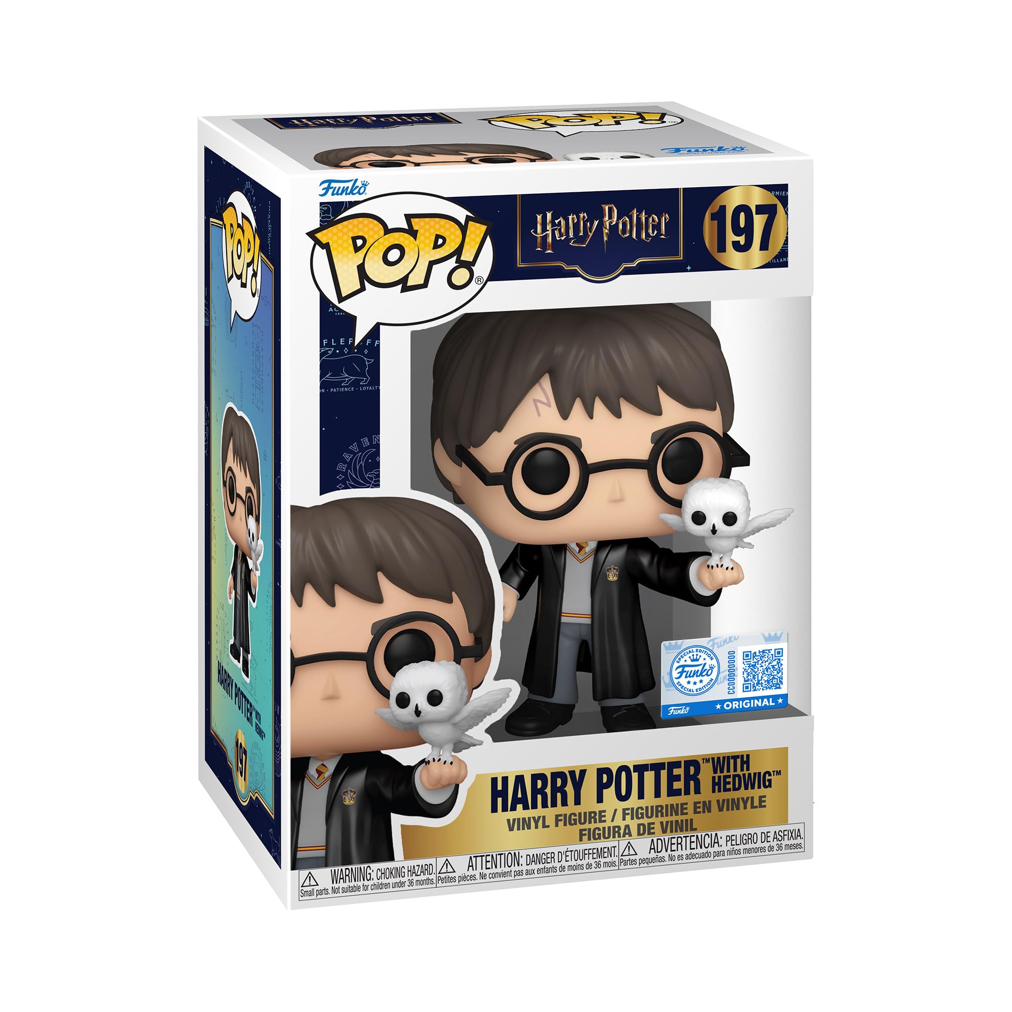 Funko Pop! & Buddy: Harry Potter - Harry with Hedwig- Figura de Vinilo Coleccionable - Idea de Regalo - Mercancia Oficial - Juguetes para Niños y Adultos - Fantasy Fans