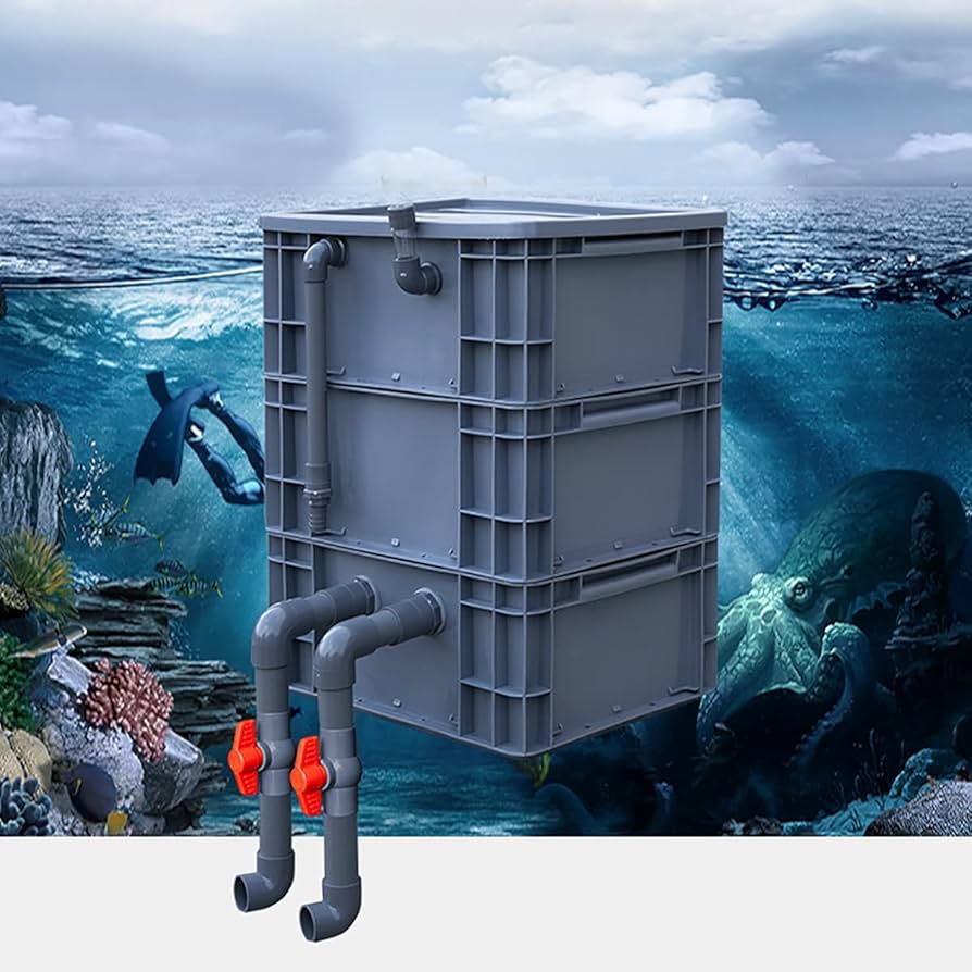 アクリル水槽用 上部濾過箱 450用 水中ポンプ用 水族館外部フィルターボックスポンプ用ウォーターボックス上部