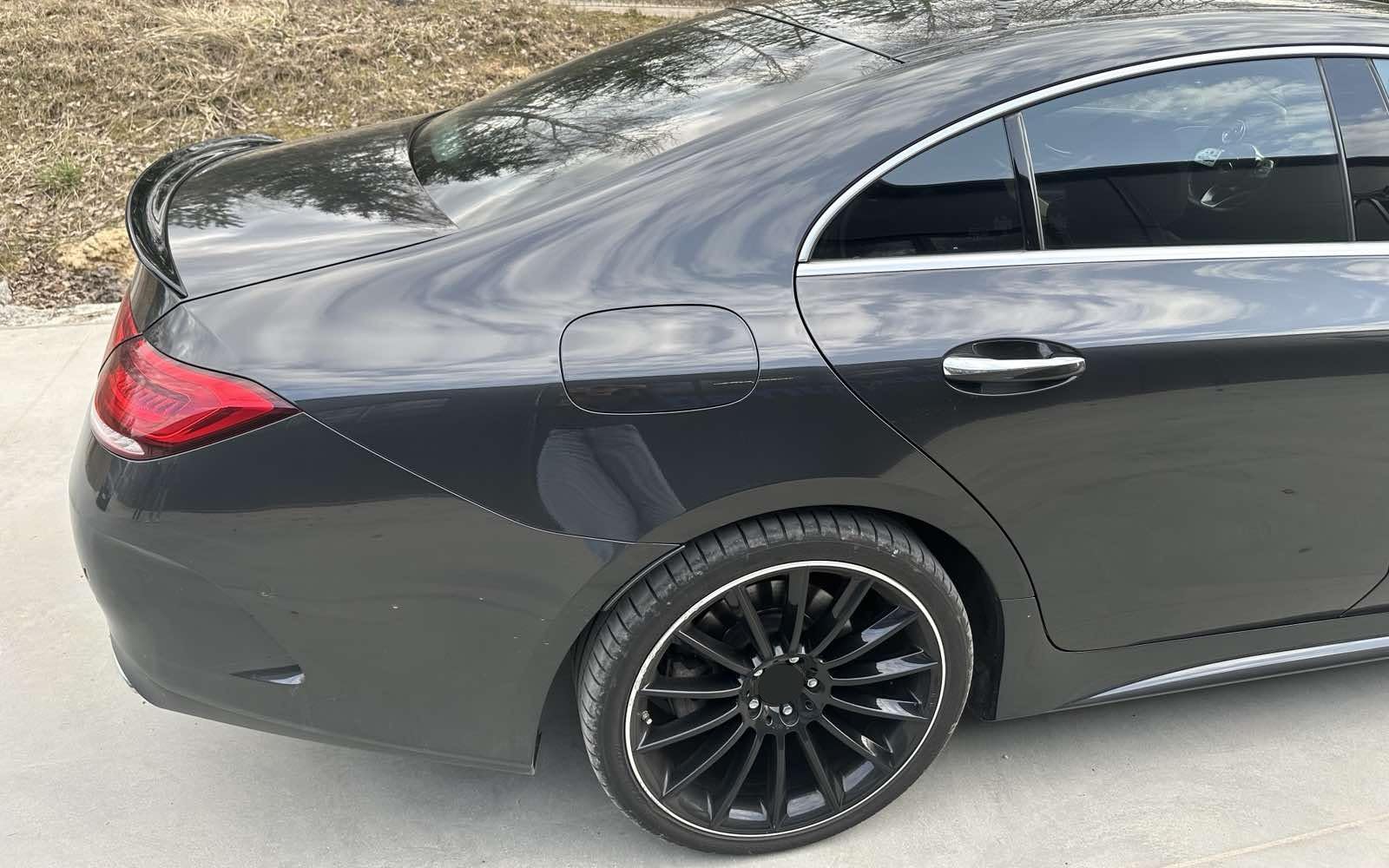 MpTuned Spoiler posteriore MB C257 nero lucido per bagagliaio CLS classe C257 2018-2023 anno modelli Performance Tuning Restyling