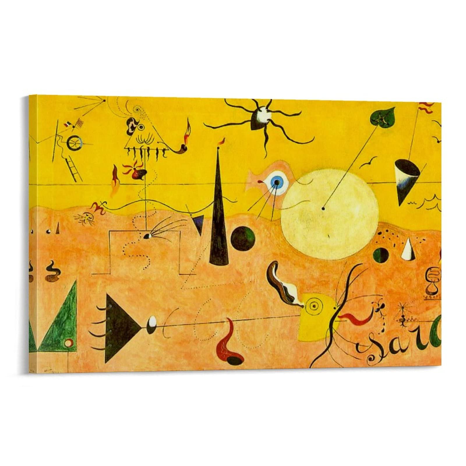Amazon.co.jp: Joan Miro ジョアン・ミロ(狩人（カタルーニャの風景 