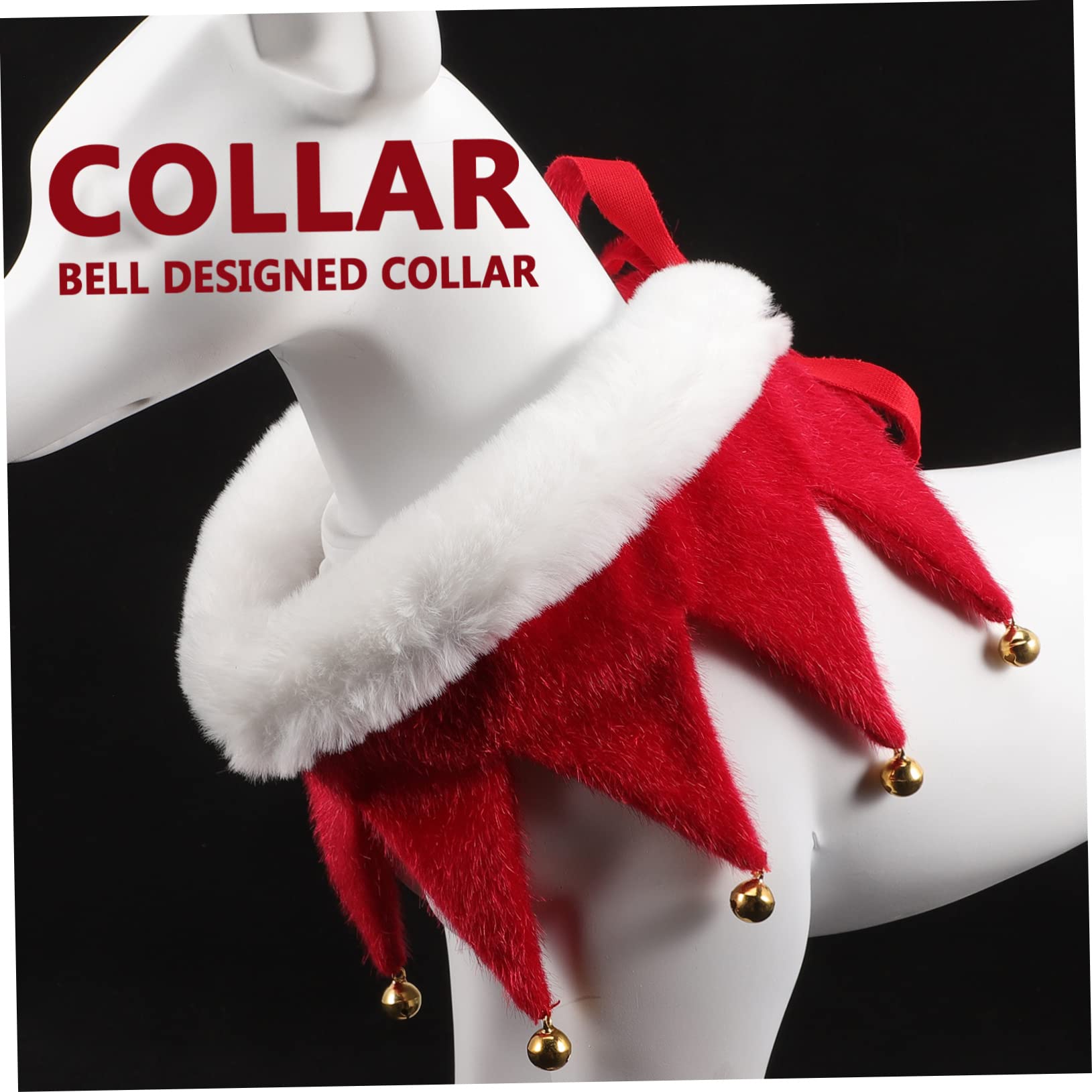 BESPORTBLE 5stücke Verstellbares Weihnachts-hundehalsband Mit Glöckchen Dekoratives Haustierhalsband Für Katzen Und Hunde Für Weihnachtsfeiern Und Fotoshootings