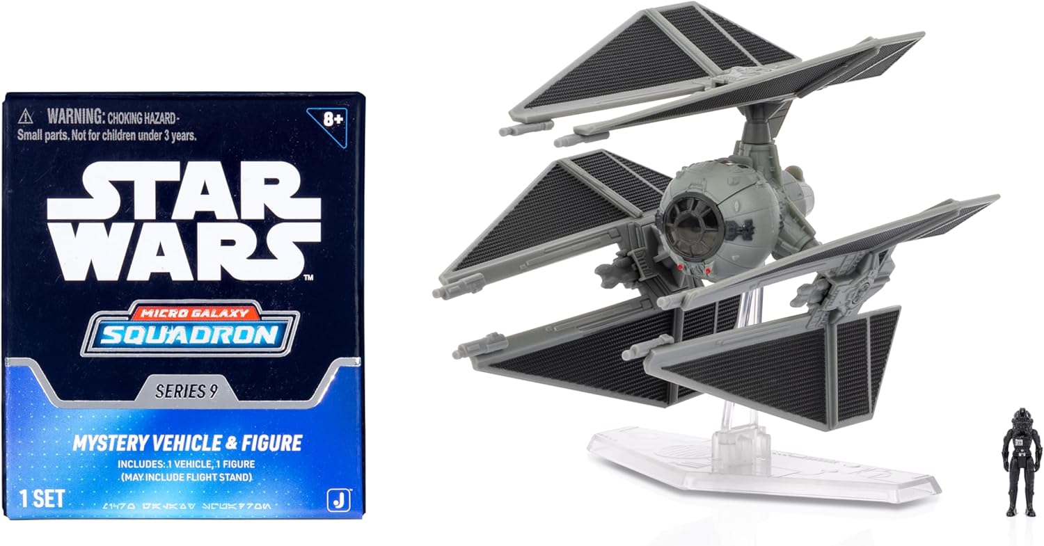 Star Wars Micro Galaxy Squadron TIE Striker Mystery Bundle - 3-Inch and 2.5-Inch Vehicles with Accessories (Amazon Exclusive)