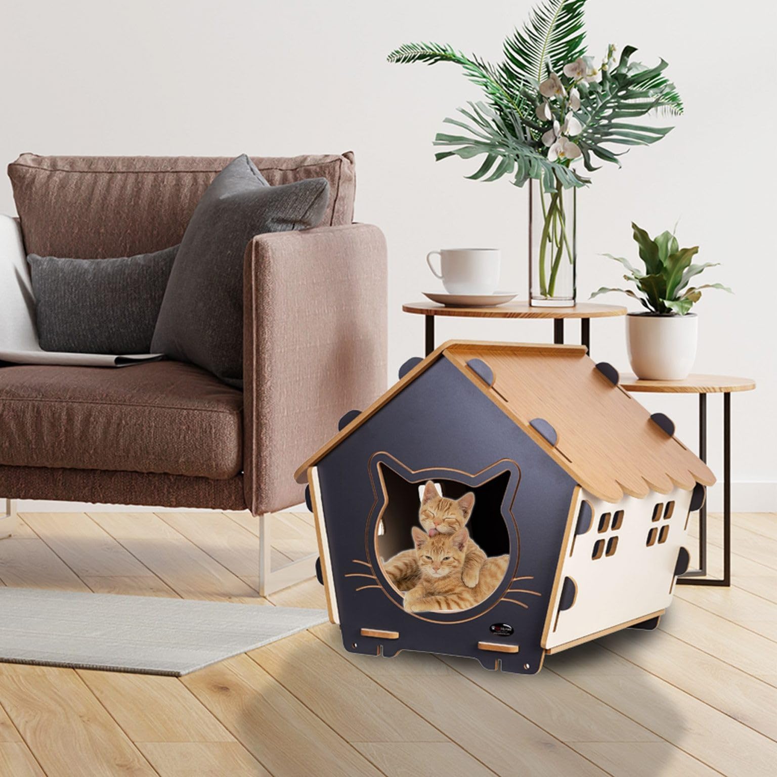 Maisonnette pour Chat (Gris)
