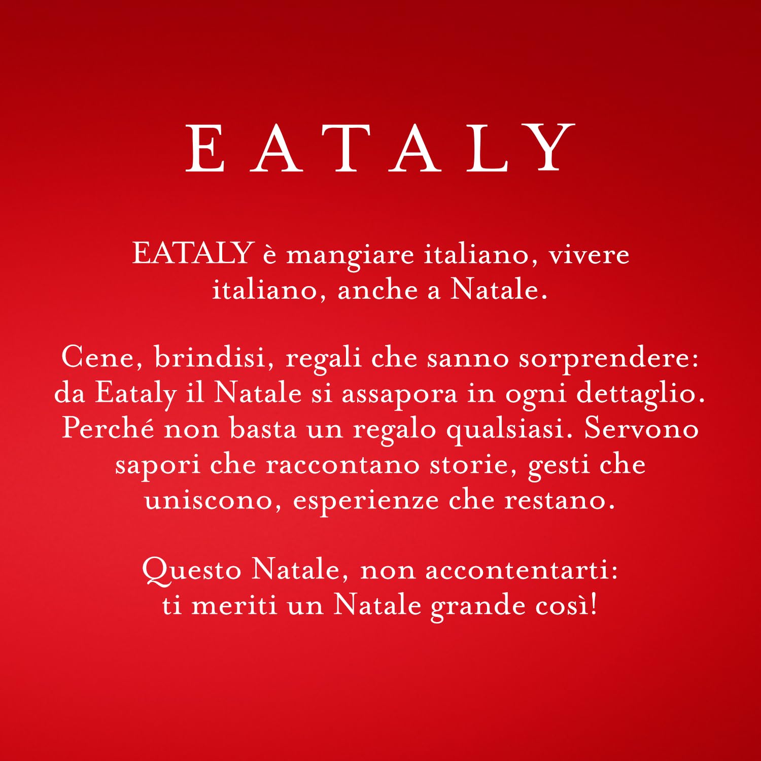EATALY – Una Cena tra Amici – Cesto Gastronomico con Specialità Italiane – Box Dolce e Salato con 15 Prodotti – Confezione Elegante – Perfetto per Regali e Occasioni Speciali