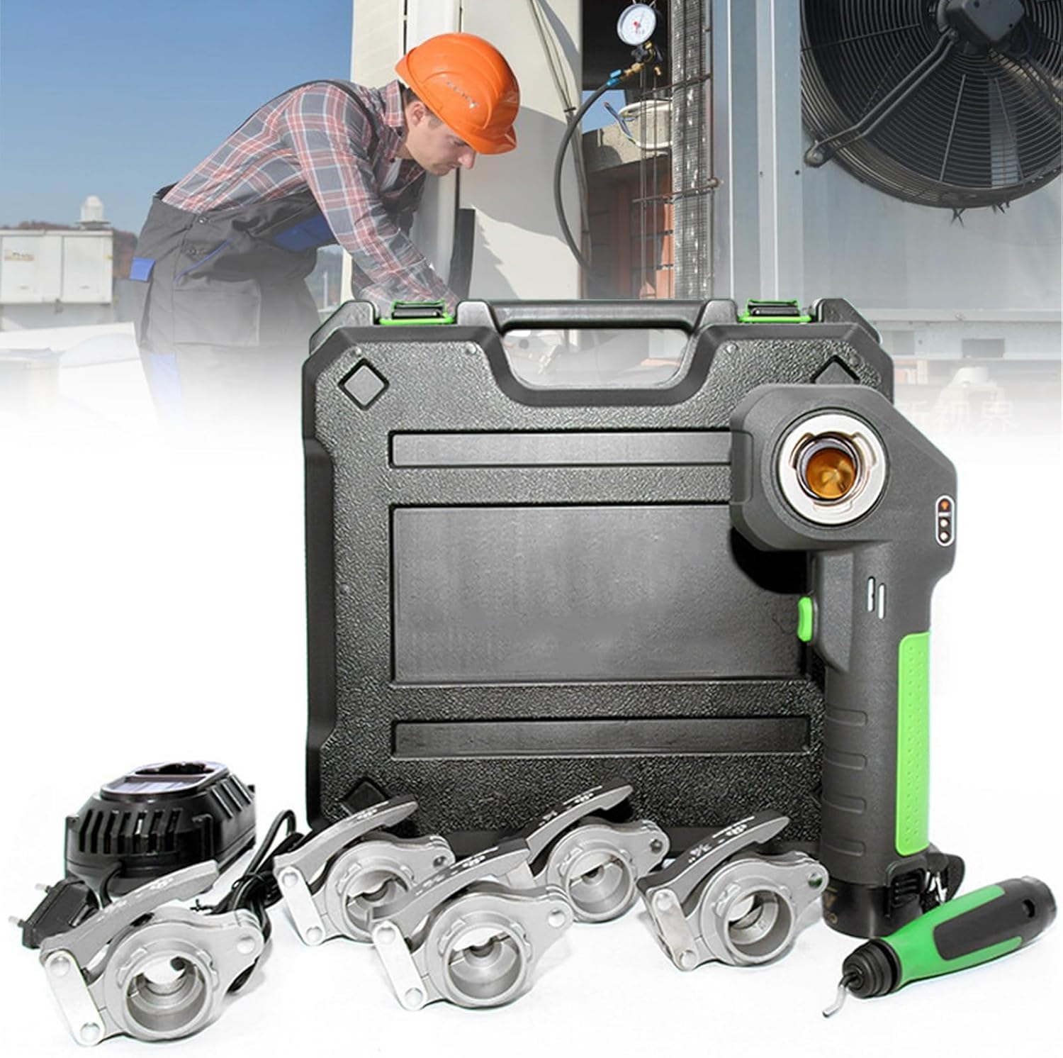 Kit d'outils d'évasement sans fil excentrique 45° pour calibrage précis du cuivre