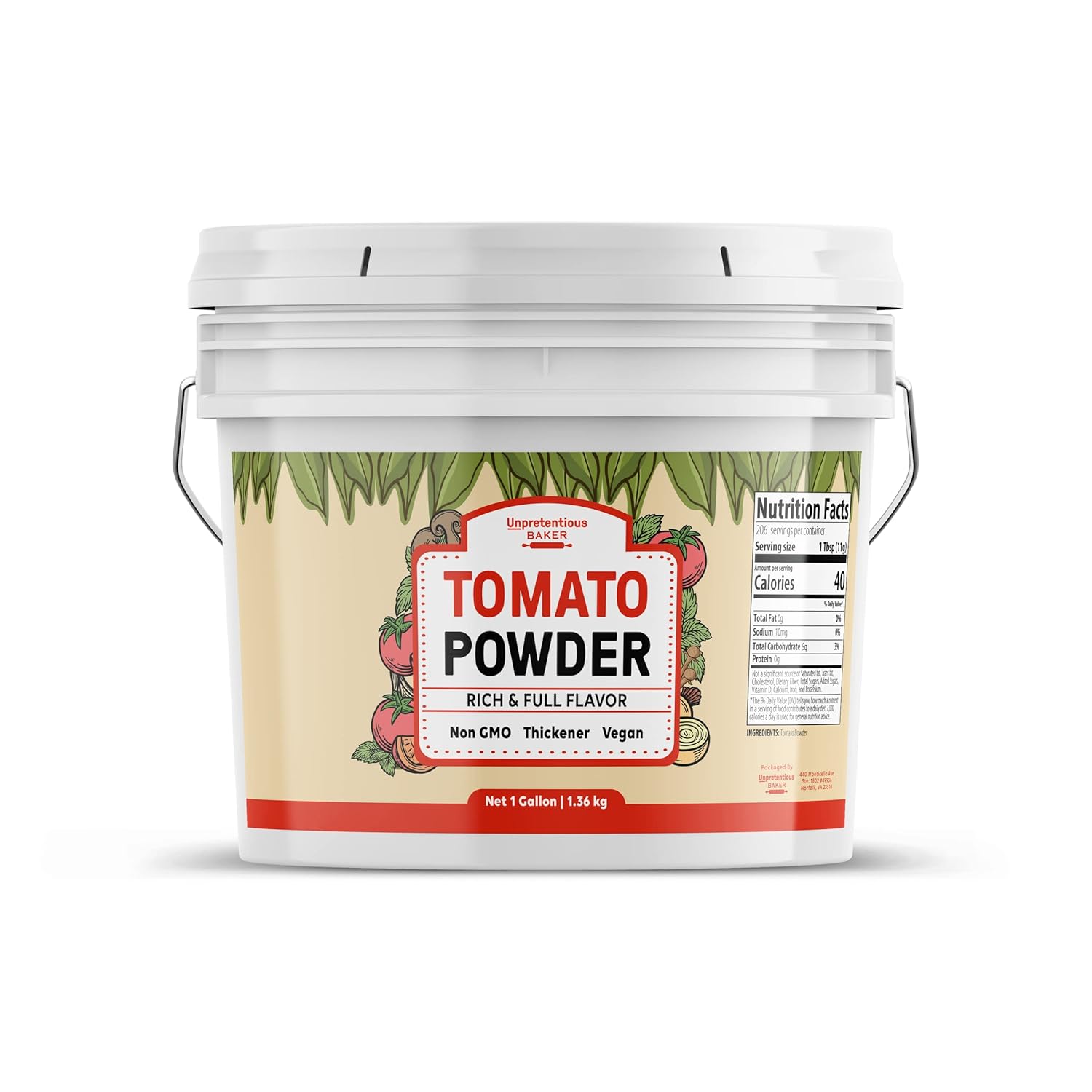 Unpretentious Tomato Powder, 1 Gallon, Sauces & Soups