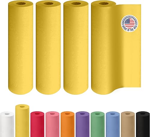 Miniatura 21 de IDL Packaging - Rollo de papel kraft rojo de 36 x 2160 pulgadas (180 pies), hecho en Estados Unidos, grosor 45 libras, arte, envoltura regalos