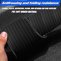 Vista 5 de KEYOOG 4 unidades de tamaño mini universal para automóvil, protector contra salpicaduras, apto para sedán, hatchbacks, protector de lodo suave