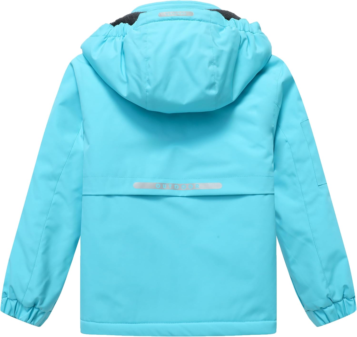 Girl's Ski Jacket Winter Outdoor Warm Snow Coat Kid's Snowboarding Windproof Jacket with Hood - Image 2