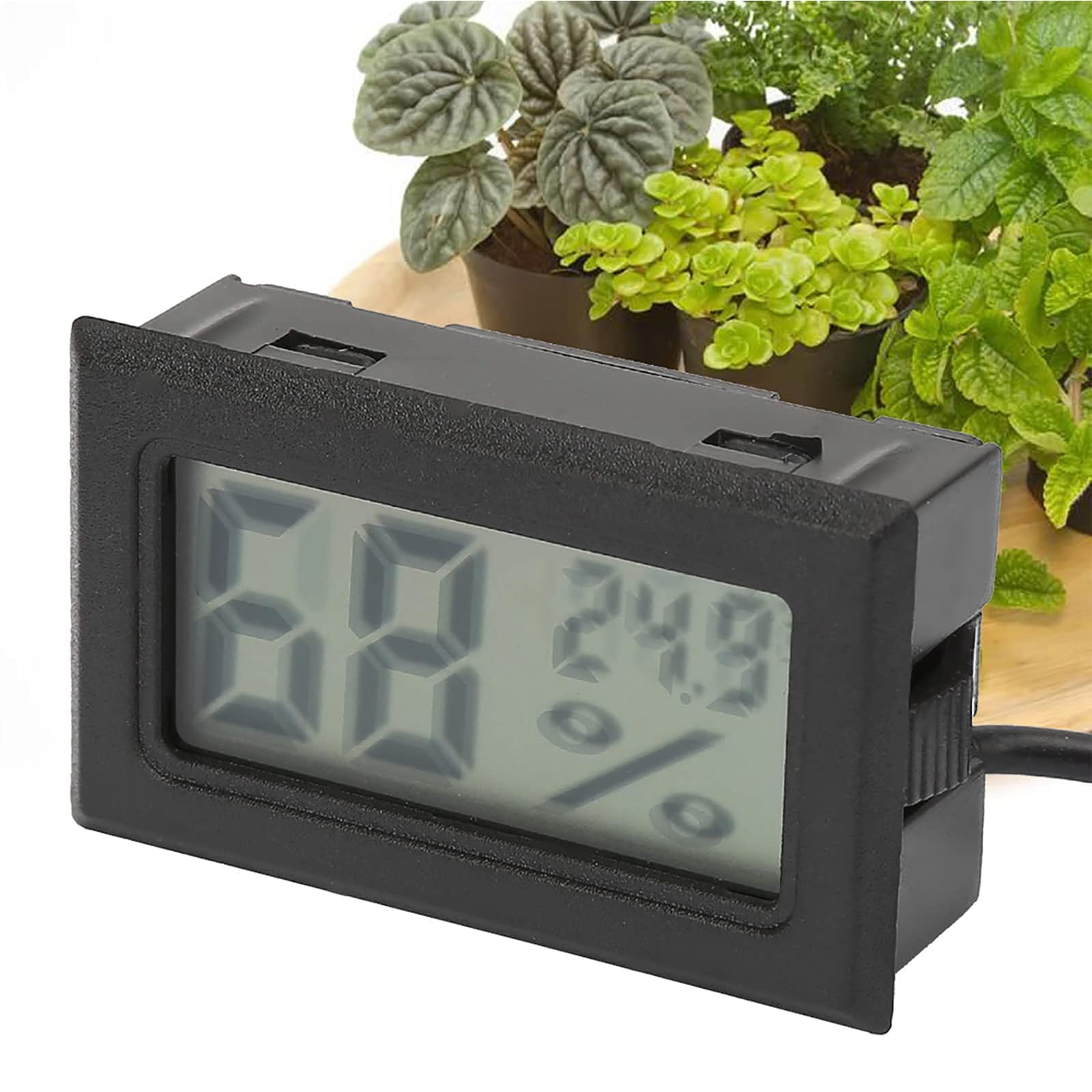 Reptile Tank Accessories, Digital Thermometer and Hygrometer, LCD Display Probe for Reptile Incubator Terrariums, Pet Tanks - Image 4