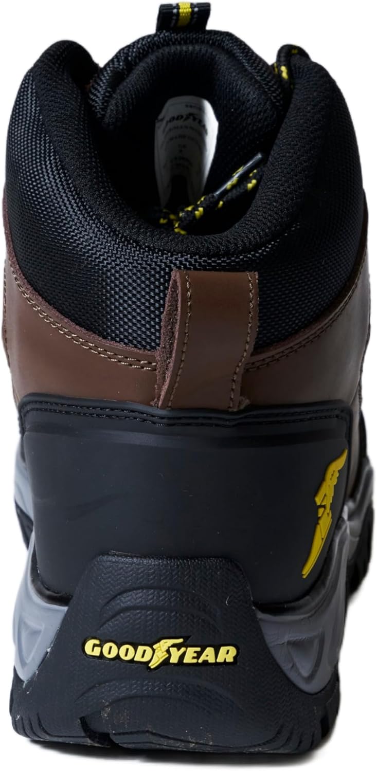 Goodyear Barrett Mens Boot -Steel Toe Work Boots for Men with Rugged Comfort & Protection