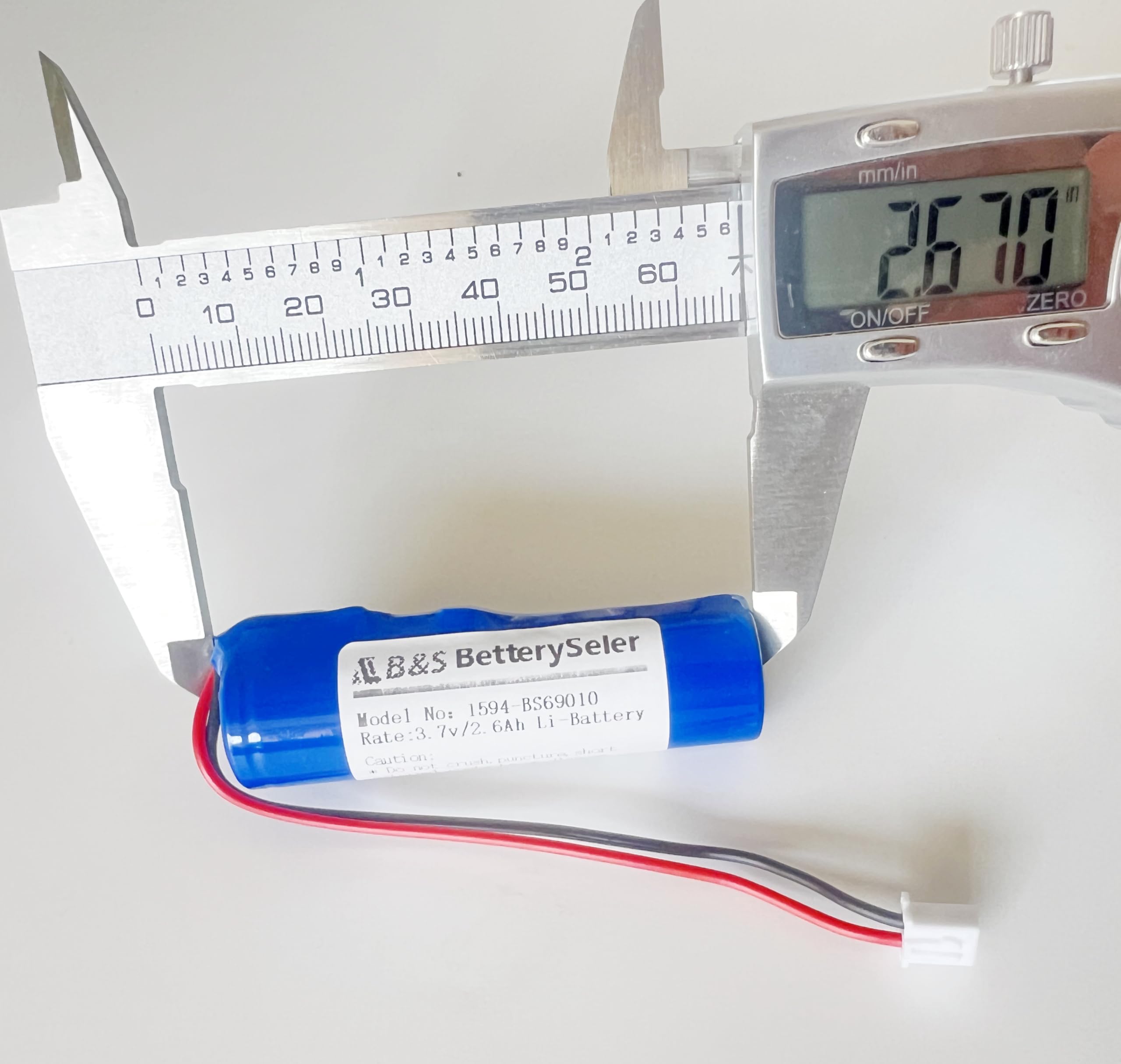 1pc 3.7V 2600mAh 1S1P ICR18650 Rechargeable Lithium ion Battery