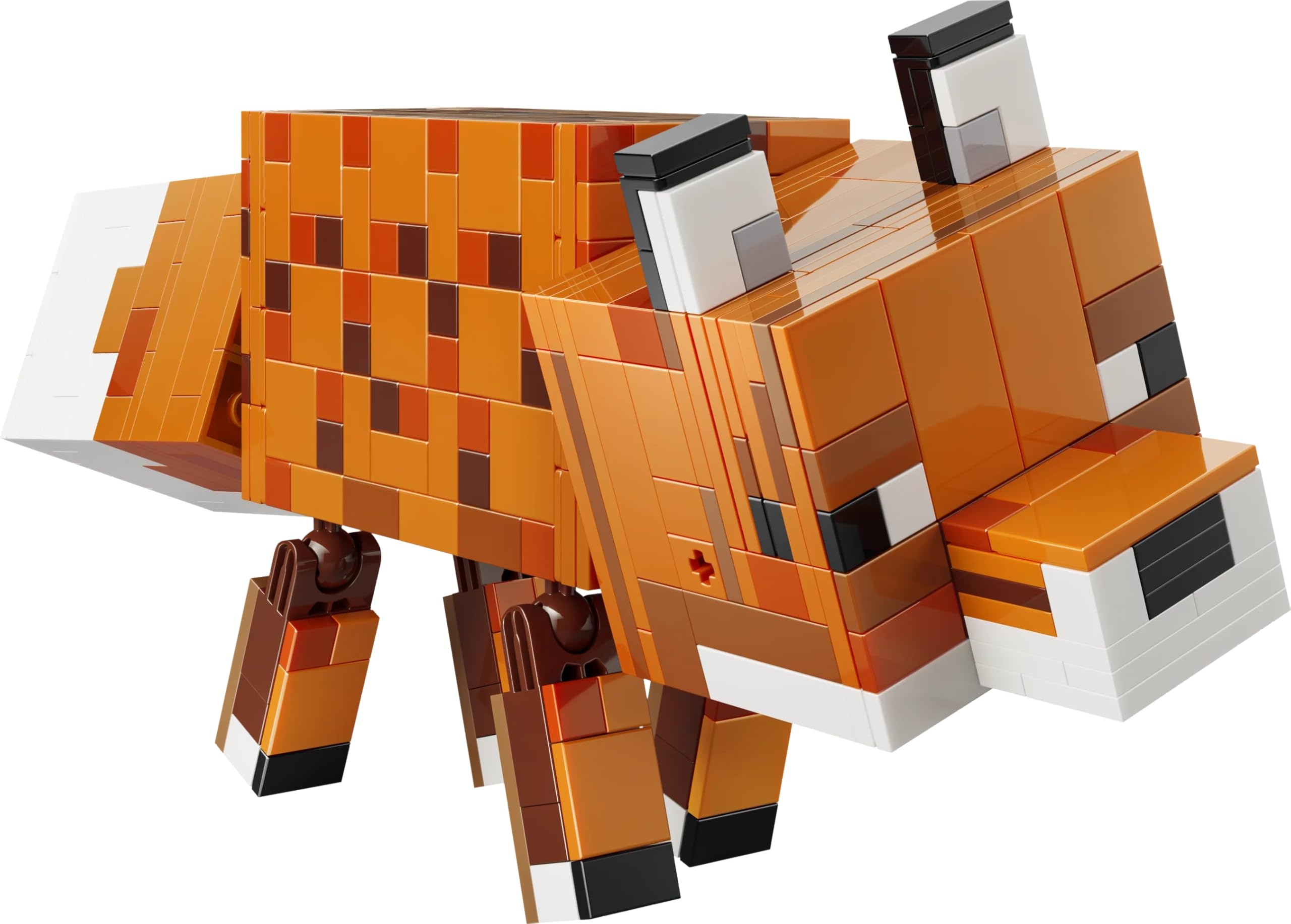 LEGO Minecraft La Volpe Giocattolo - Puzzle Animale 3D con Accessori - Decorazione per la Gaming Room o per la Camera da Letto - Idea Regalo di Compleanno per Bambini, Bambine e Fan da 10 Anni - 21588