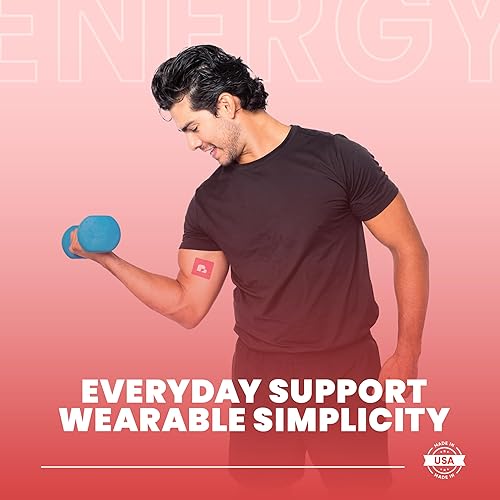 Miniatura 7 de Pure Patch Performance Topical Nutrition Patch - Aminoácidos, mezcla de electrolitos, cafeína, energía y suplemento de recuperación activa, parche