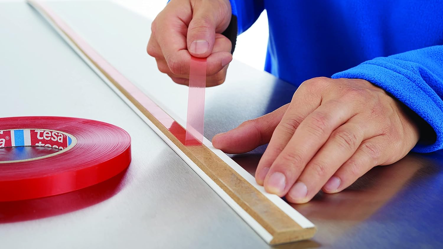 Dpm tapes Tesa 4965 - Tape with High Cut and High/Low Temperature Resistance, Top-of-The-Line Acrylic Adhesive, Transparent (0.59 inches x 164 feet)